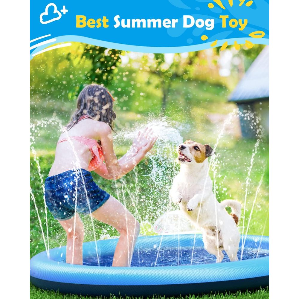 Splash Pad or Anti-Slip Dog Po - Sprinkler Splash Pad 评论和价格