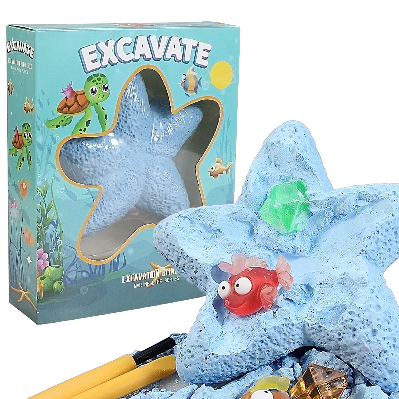 Starfish Marine Life Gemstone  - Kids Outdoor Excavator 评论和价格