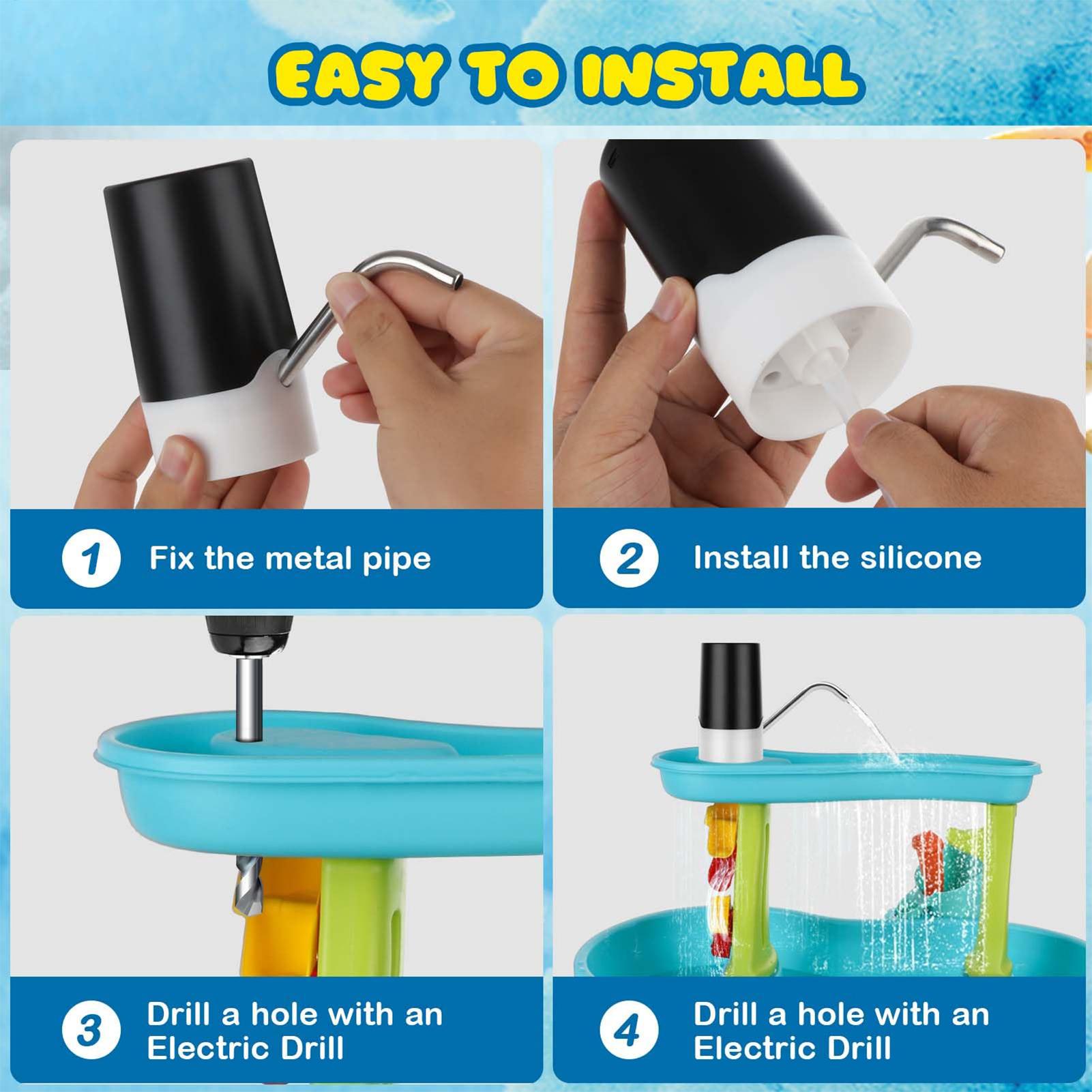 Small Cordless Rechargeable Wa - Kids Outdoor Water Table 评论和价格