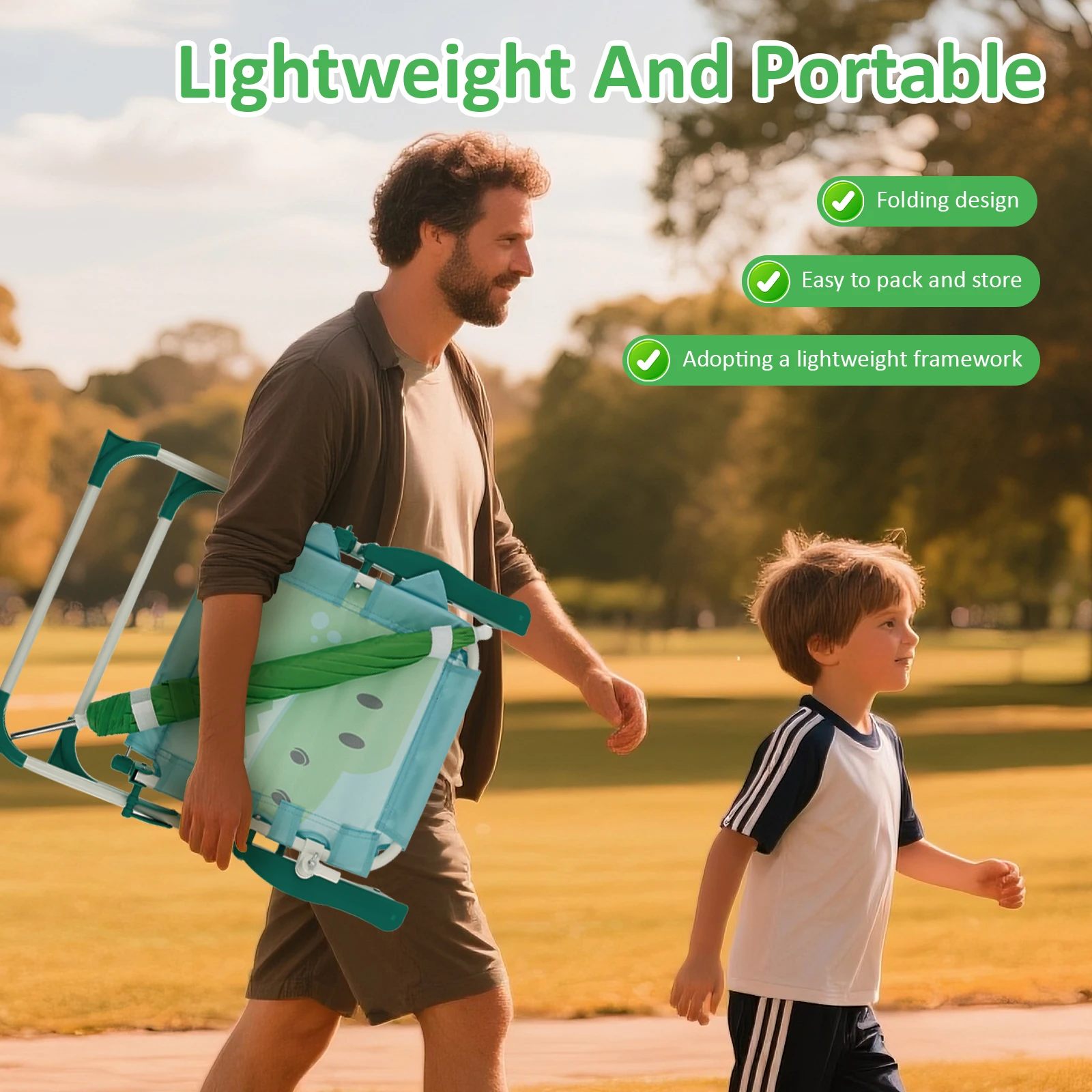 Kids Folding Beach Chair With  - Kids Outdoor Lounge Chair 评论和价格