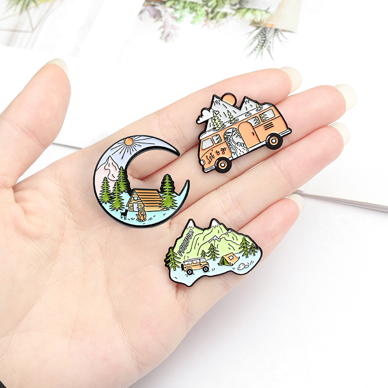 Go Camping Enamel Pins Custom  - Kids Outdoor Grill 评论和价格