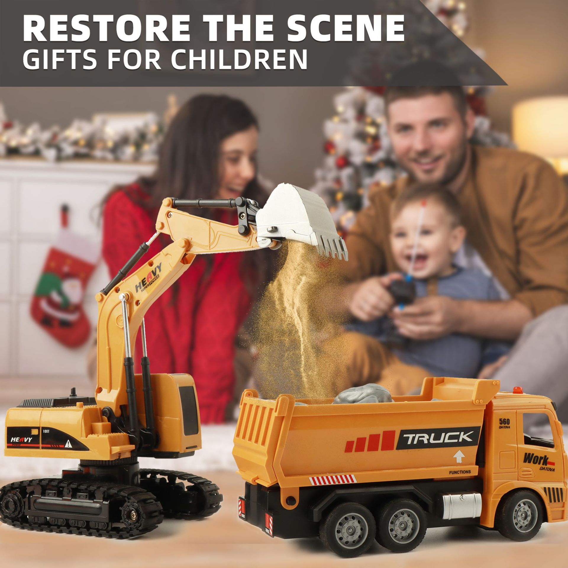Alloy Remote Control Excavator - Kids Outdoor Excavator 评论和价格