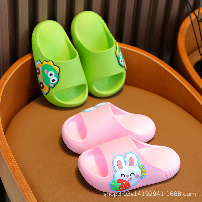 Children Soft-soled Non-slip W - Kids Indoor Outdoor Slippers 评论和价格