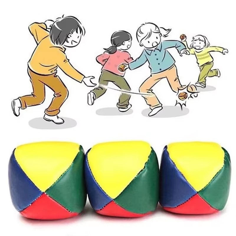 3/6pcs PVC Juggling Balls Leat - Outdoor Toys For Kids 评论和价格