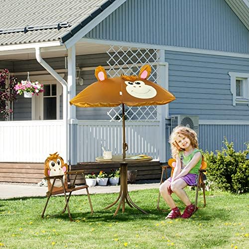 Kids Table and Chair Set Picni - Kids Outdoor Umbrella Chair 评论和价格