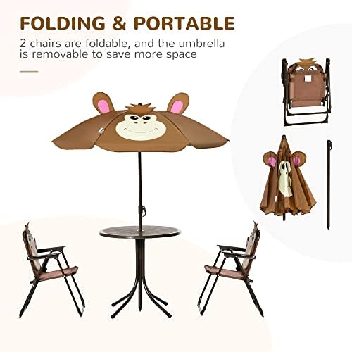 Kids Table and Chair Set Picni - Kids Outdoor Umbrella Chair 评论和价格