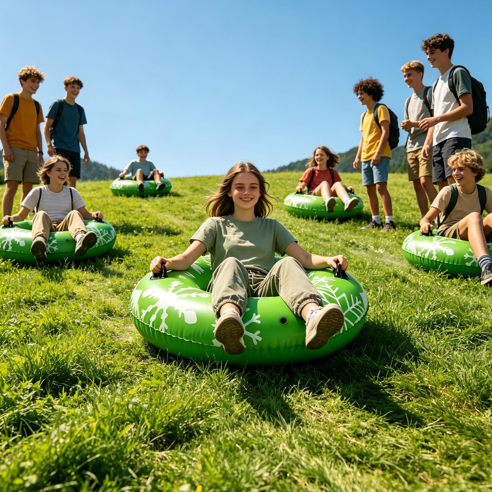 Snow Tubes For Kids 35.43x35.4 - Kids Outdoor Youtube 评论和价格