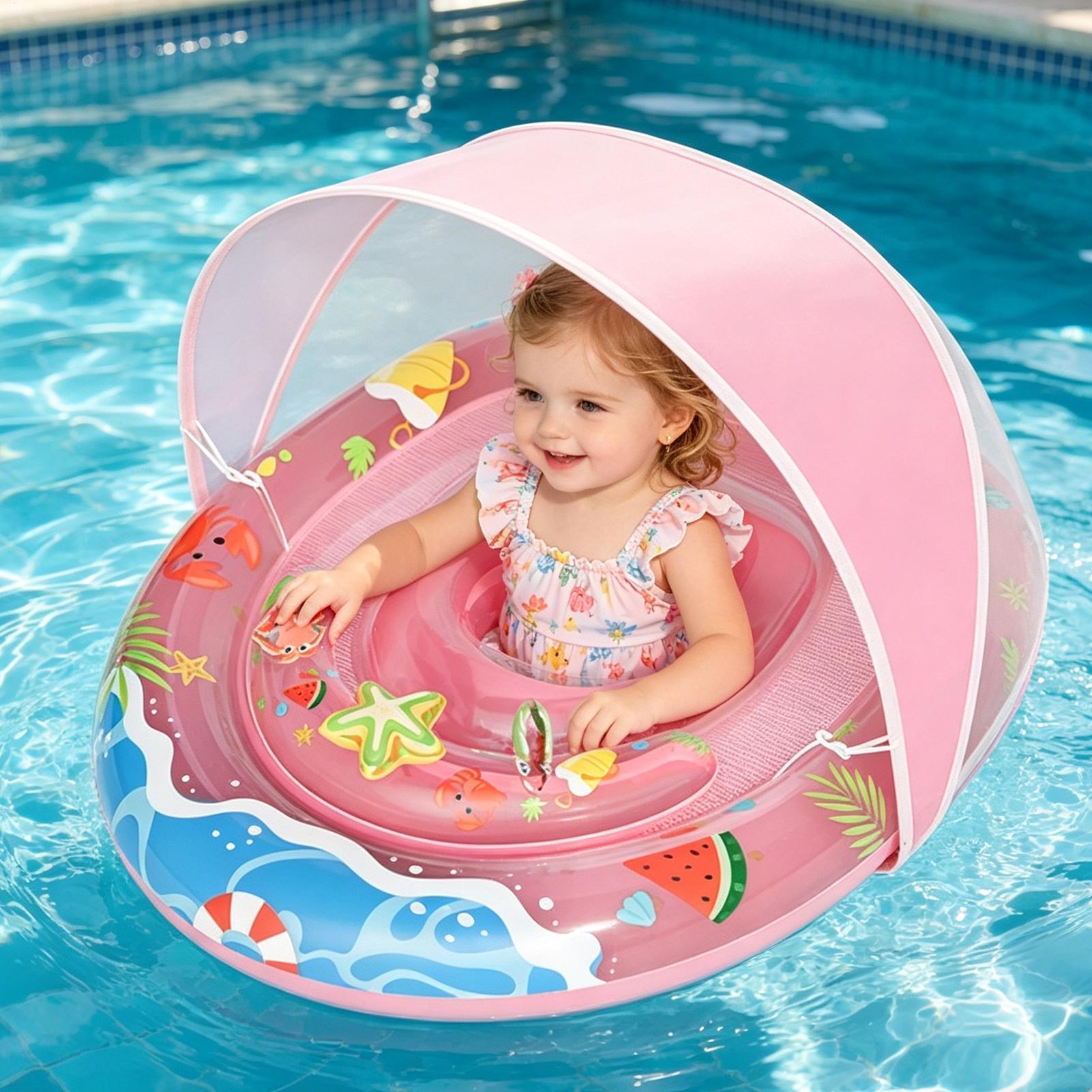 Inflatable Swim Ring Anti Tip  - Kids Outdoor Youtube 评论和价格