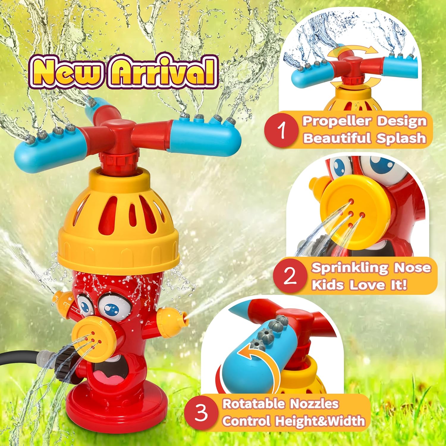 Hydrant Sprinkle Water Spray T - Sprinkler Splash Pad 评论和价格