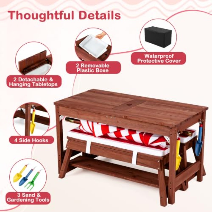 Outdoor kids picnic table for  - Kids Outdoor Water 评论和价格