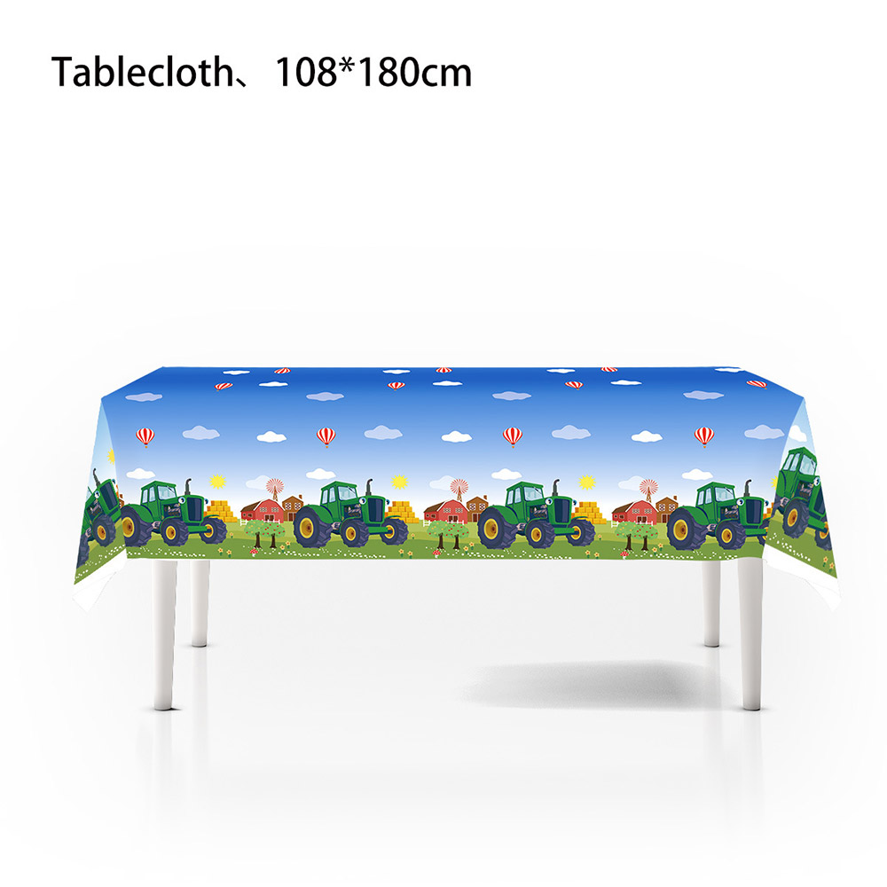 Green Farm Tractor Birthday Pa - Kids Outdoor Excavator 评论和价格