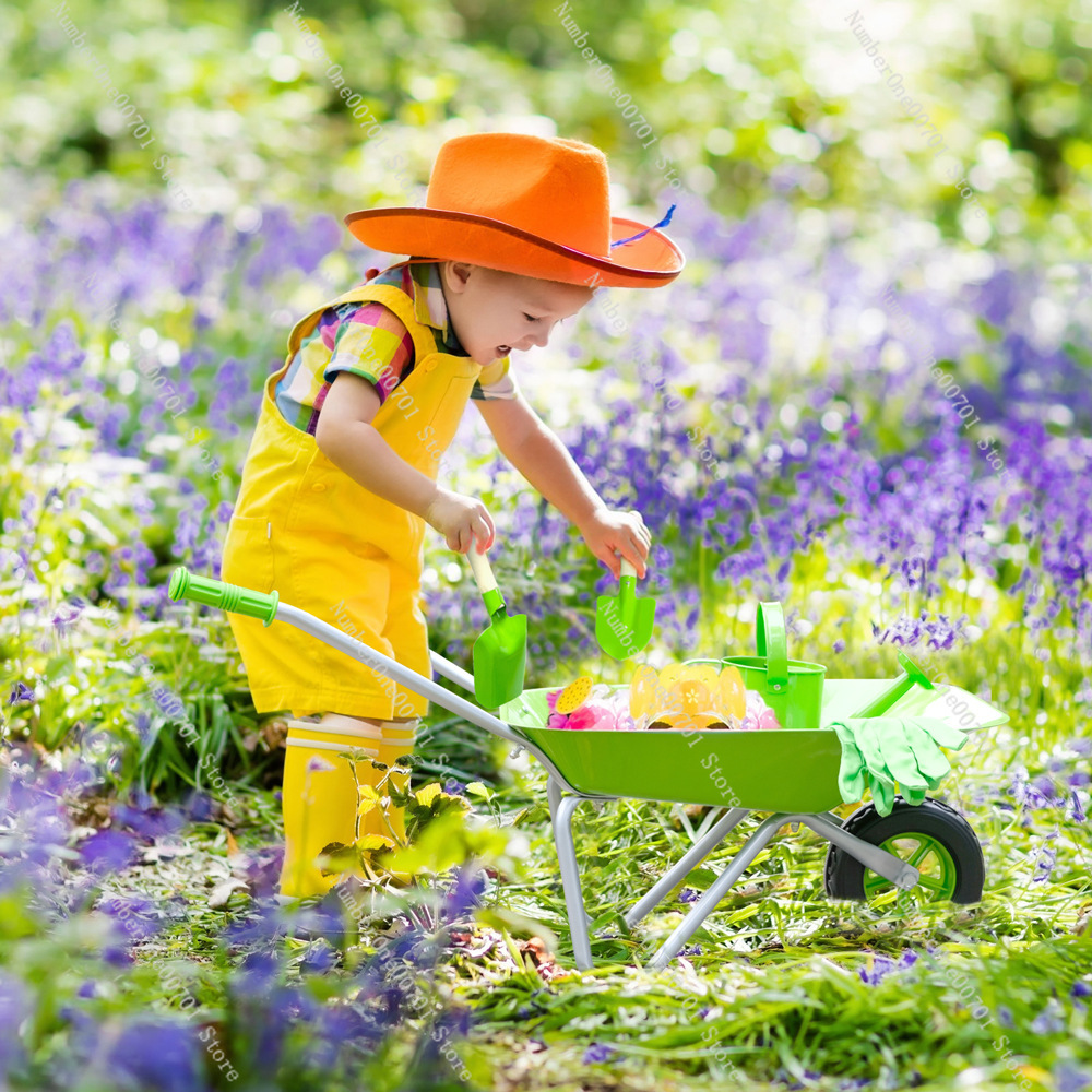 Kids Outdoor Wheelbarrow, Gree - Kids Outdoor Activities 评论和价格