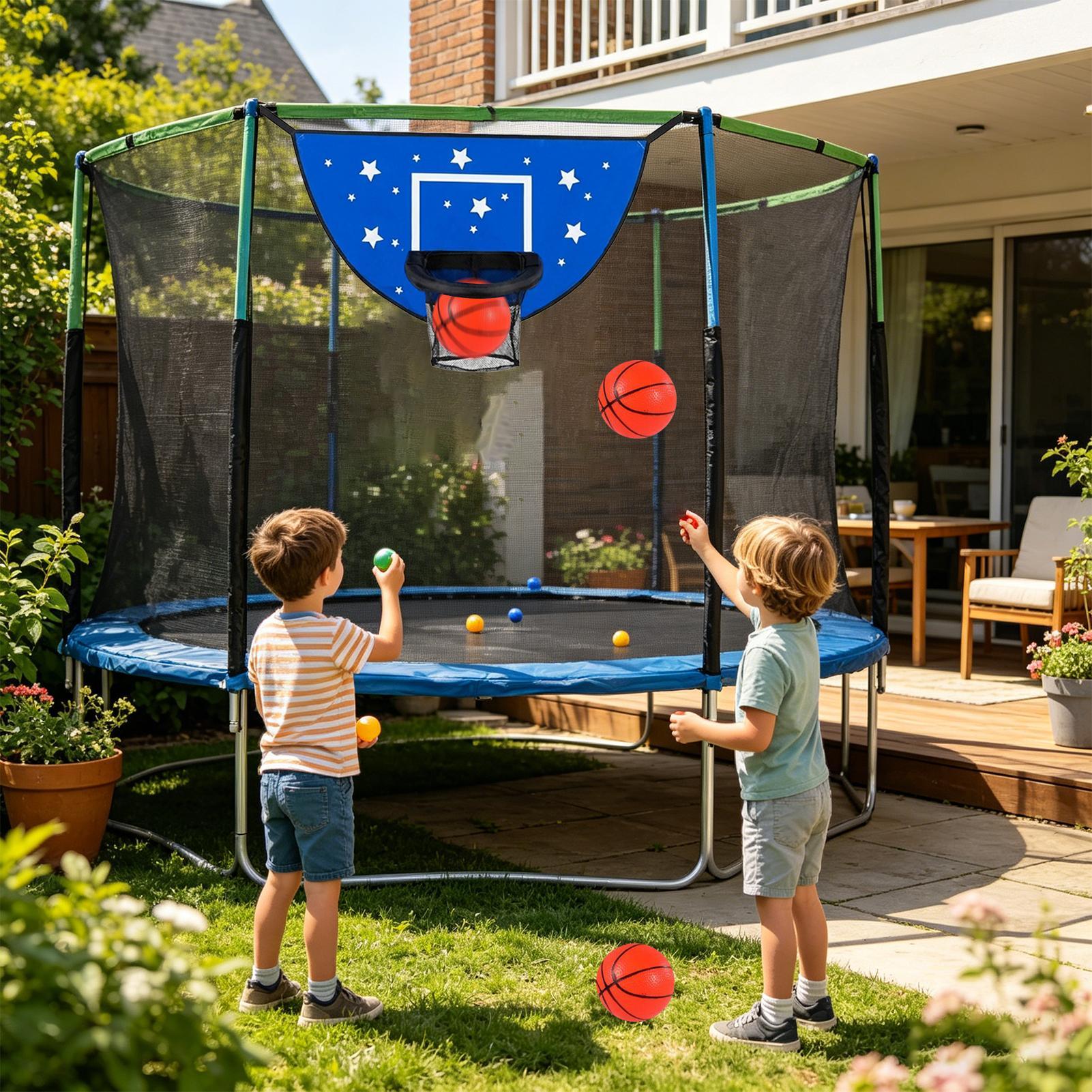 Basketball Goal For Trampoline - Kids Outdoor Basketball Hoop 评论和价格