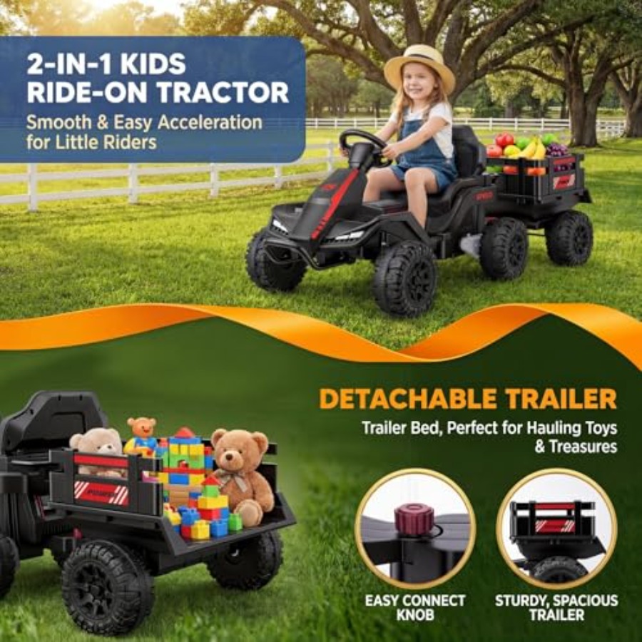 Outdoor electric ride-on tract - Kids Outdoor Ride On 评论和价格