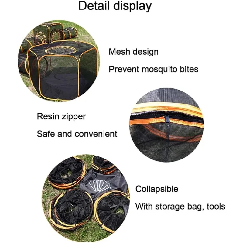 6-in-1 Tent Cat Enclosures wit - Outdoor Tent Playhouse 评论和价格
