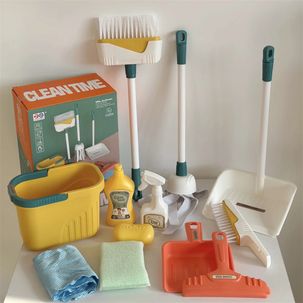 12pcs/set Kids Cleaning Set Ho - Kids Outdoor Broom 评论和价格