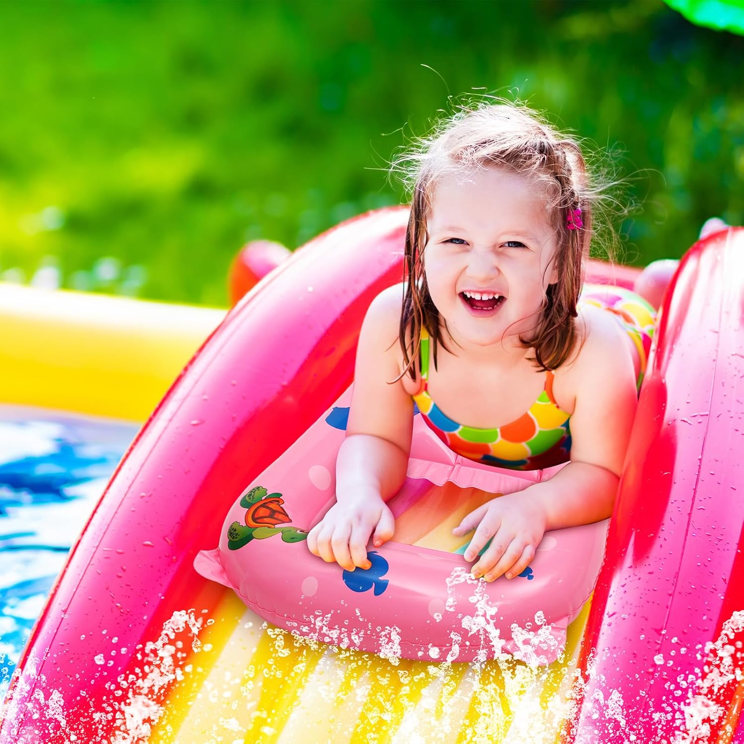 Water Floating Ring Inflatable - Kids Outdoor Youtube 评论和价格