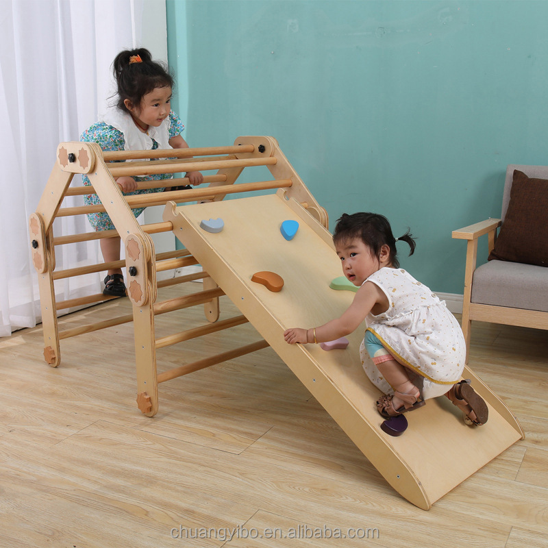 Jungle Gym Kids Outdoor Kids C - Kids Outdoor Wooden Climbing Frame 评论和价格