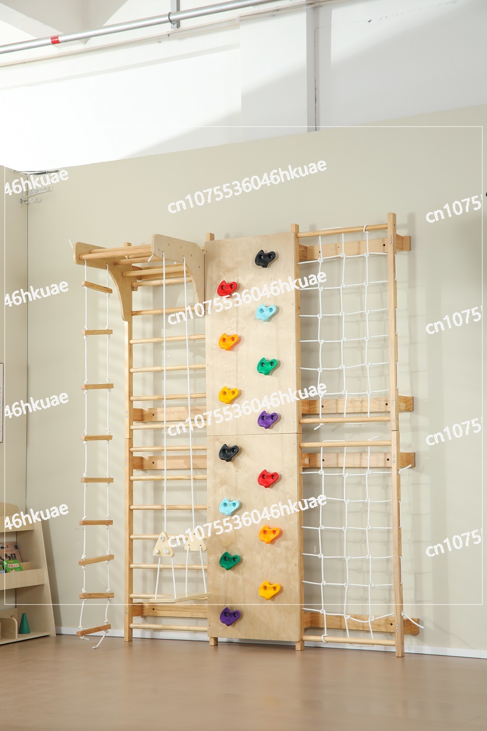 In-Stock Kids Climbing Frame – - Kids Outdoor Wooden Climbing Frame 评论和价格
