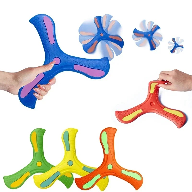 Children Boomerang Soft Three- - Outdoor Toys For Kids 评论和价格
