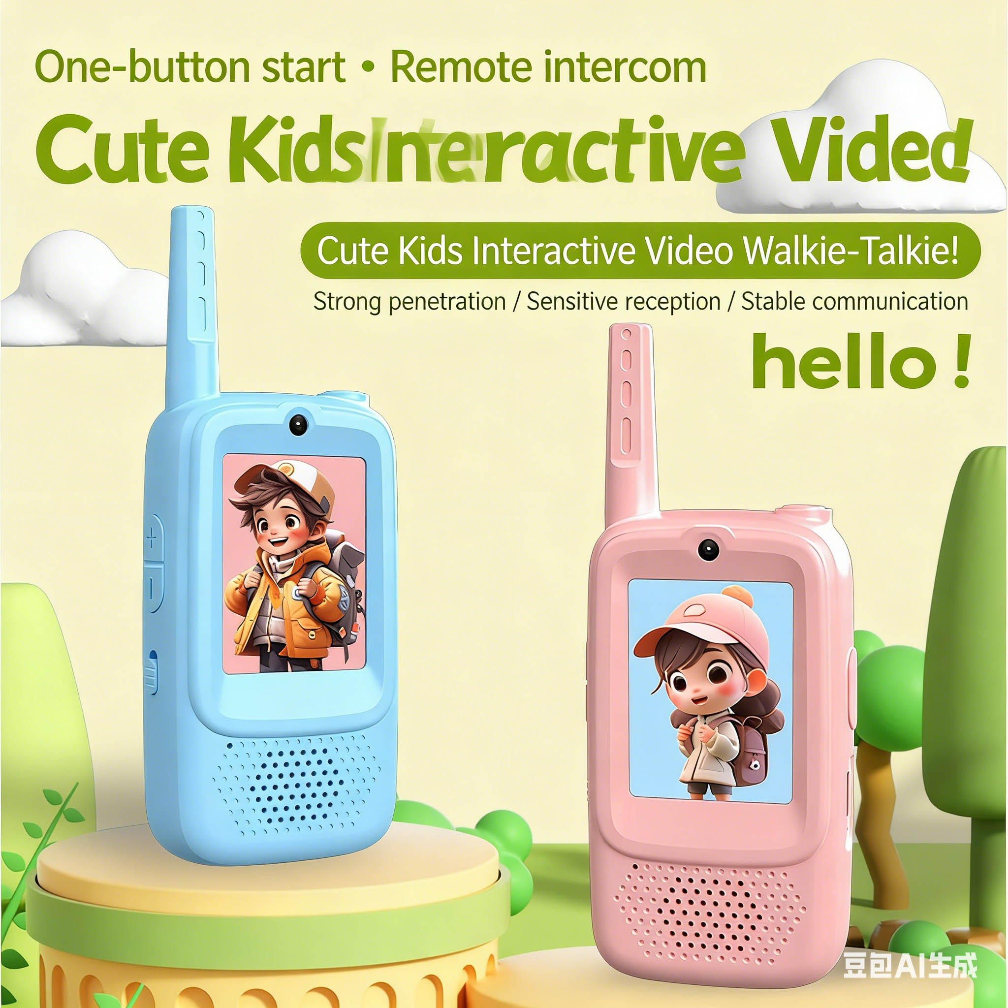 2PCS Video Children's Video Wa - Kids Outdoor Voices 评论和价格
