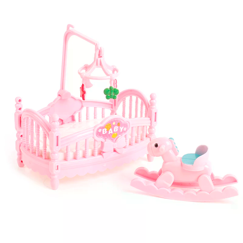 Miniature Crib Wooden Horse Se - Kids Outdoor Chair Plastic 评论和价格