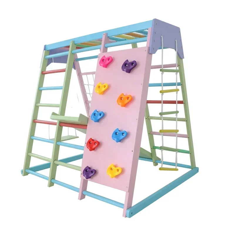 Kids Wooden Climbing Frame Ind - Kids Outdoor Wooden Climbing Frame 评论和价格