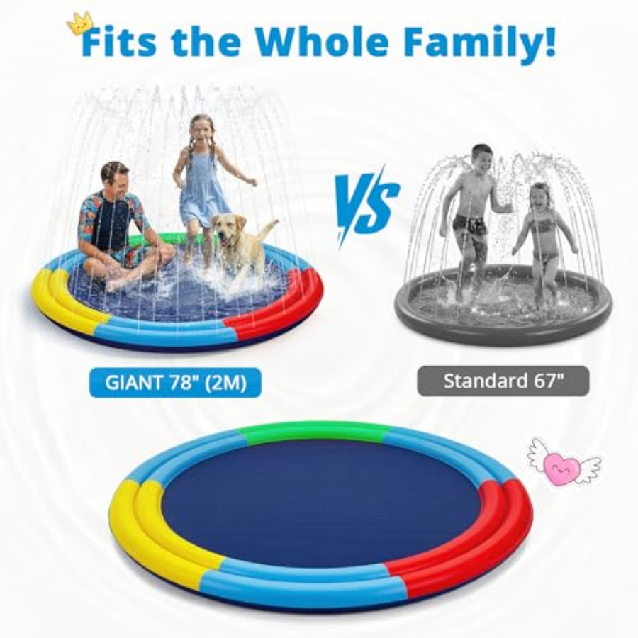 Splash Pad for and Dogs, 78
