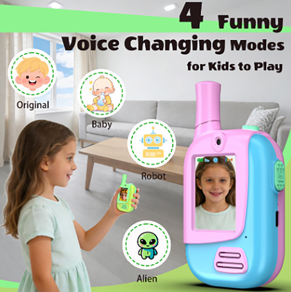2 Pack Rechargeable Kids Video - Kids Outdoor Voices 评论和价格