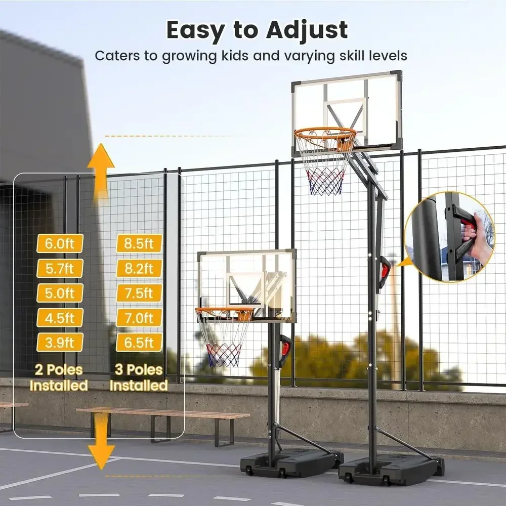 Portable Outdoor Basketball Ho - Kids Outdoor Basketball Hoop 评论和价格