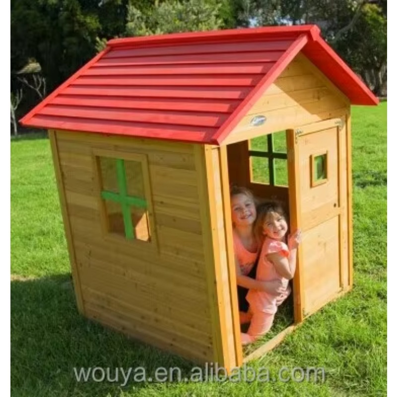 Cheap Prefabricated Wooden Pla - Kids Outdoor Playhouse 评论和价格