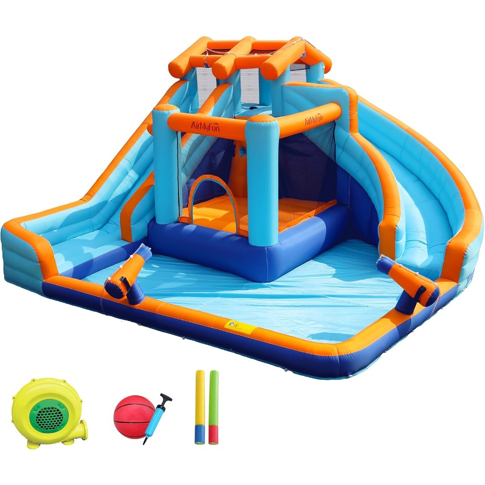 Large Water Slide Bounce House - Kids Outdoor Water 评论和价格