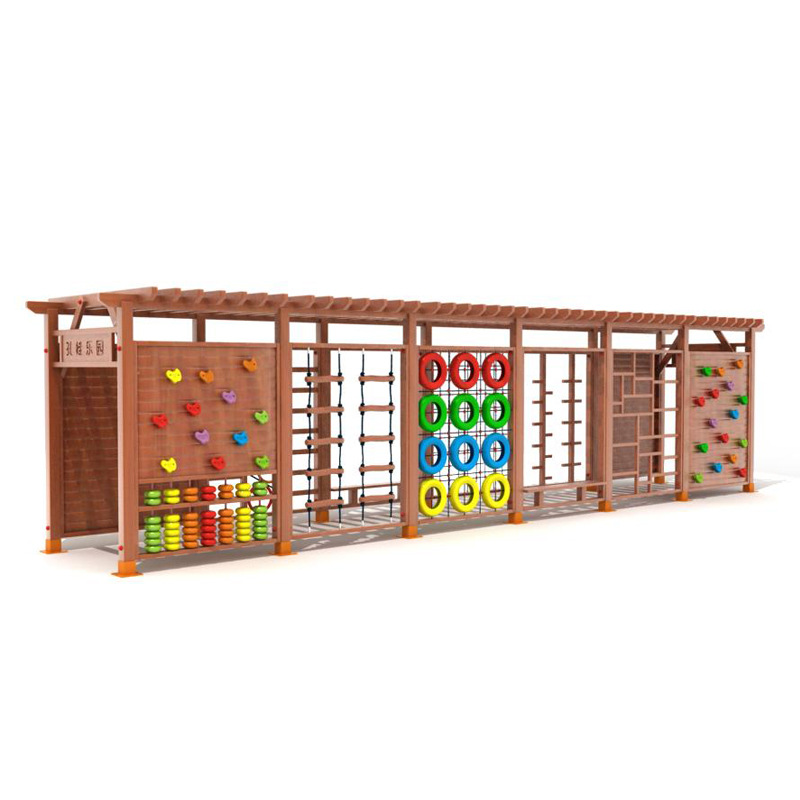 Outdoor Climbing Rock Frame Wo - Kids Outdoor Wooden Climbing Frame 评论和价格