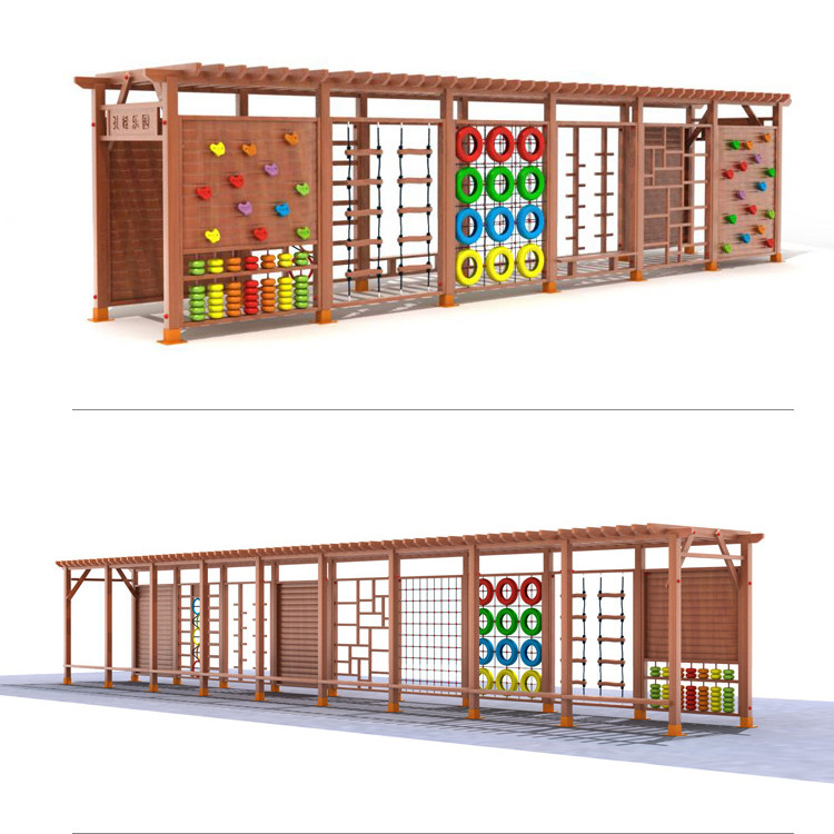 Outdoor Climbing Rock Frame Wo - Kids Outdoor Wooden Climbing Frame 评论和价格