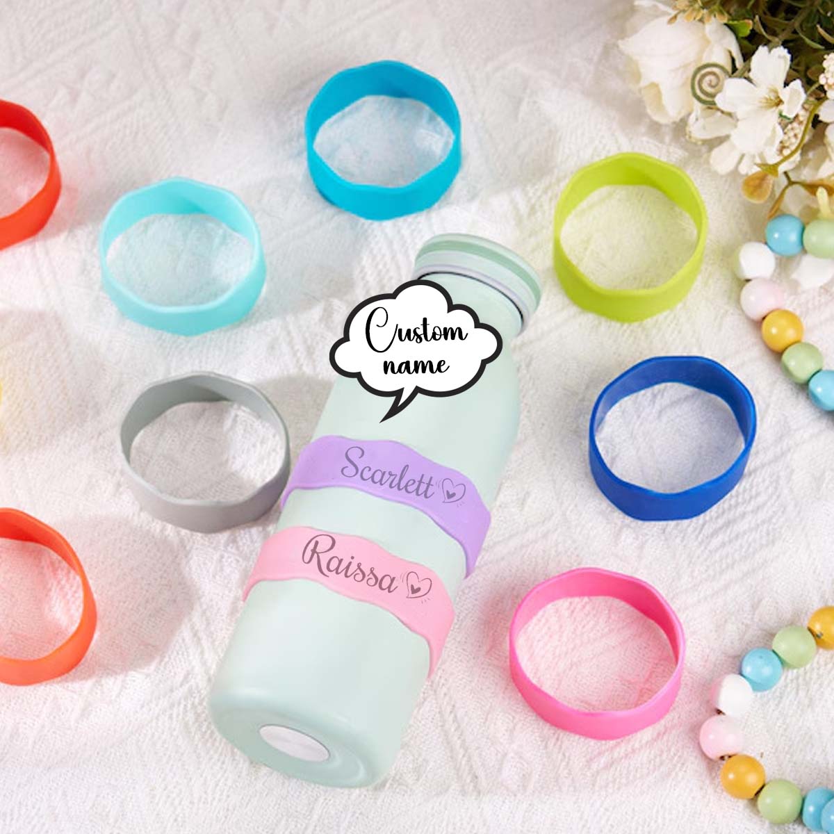 Custom Name Silicone Tumbler S - Kids Outdoor Water 评论和价格