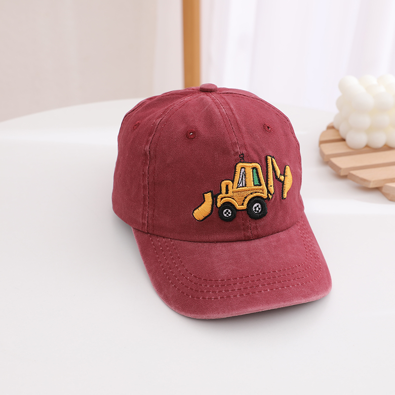 School Kids Baseball Hats Bull - Kids Outdoor Excavator 评论和价格