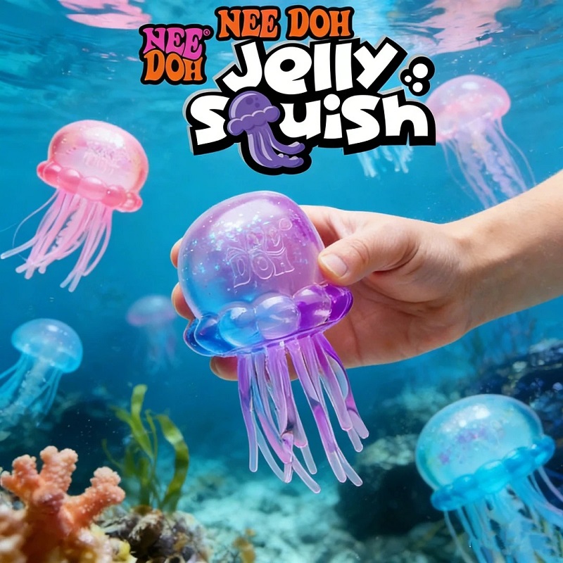 Squishy Needoh Jellyfish Beach - Outdoor Toys For Kids 评论和价格