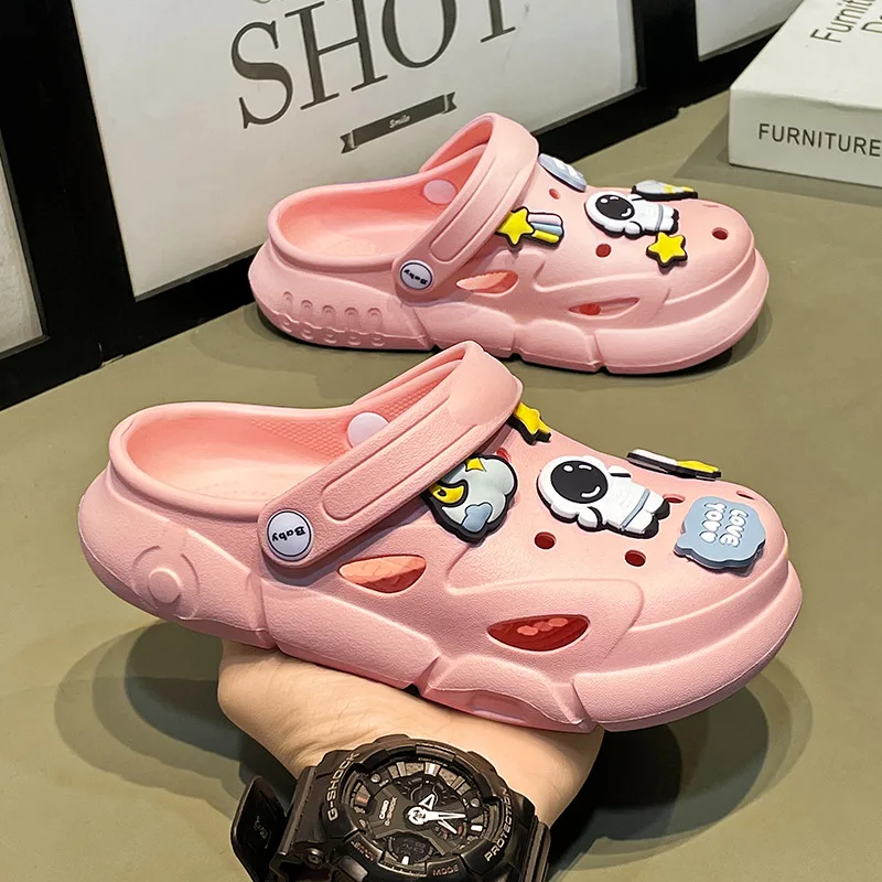 Childrens Sandals Antiskid Bre - Kids Indoor Outdoor Slippers 评论和价格