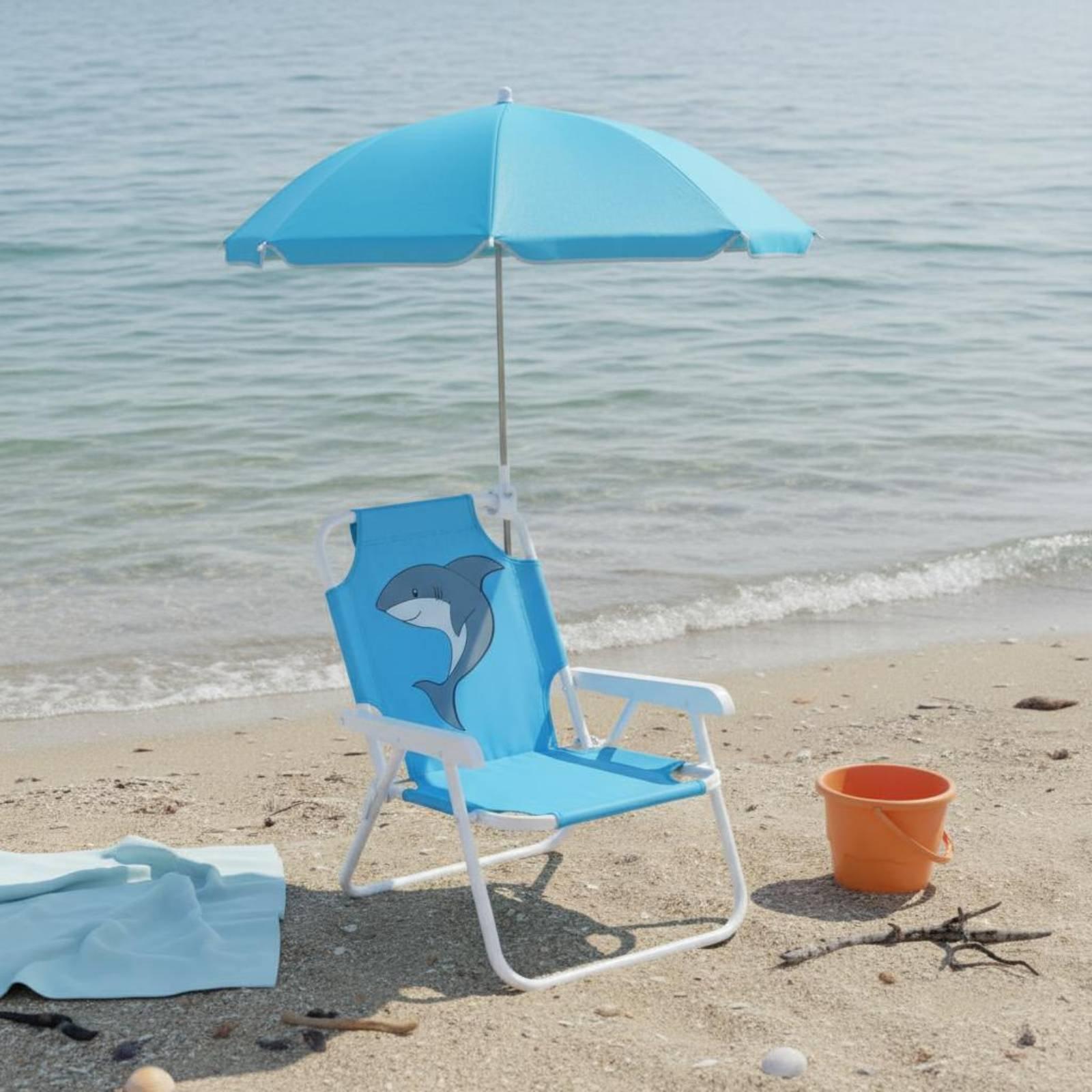 Children's Portable Chair with - Kids Outdoor Umbrella Chair 评论和价格