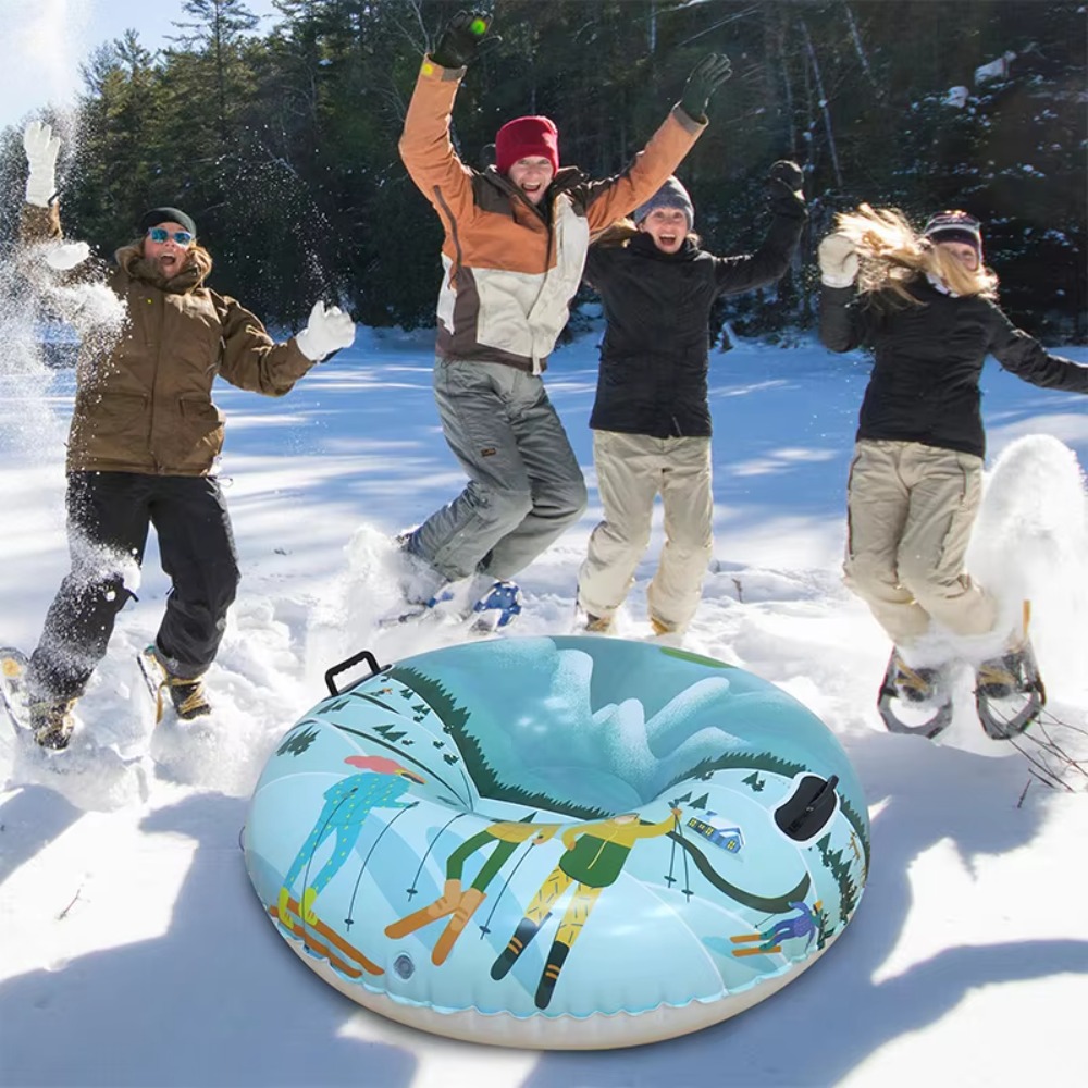 Inflatable Snow Tube Heavy Dut - Kids Outdoor Youtube 评论和价格