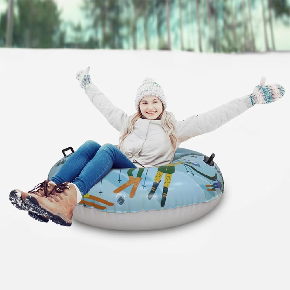 Inflatable Snow Tube Heavy Dut - Kids Outdoor Youtube 评论和价格