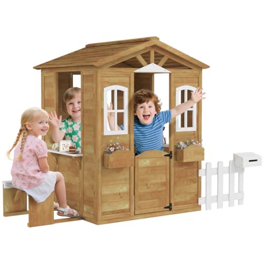 Outdoor playhouse for kids age - Kids Outdoor Playhouse 评论和价格