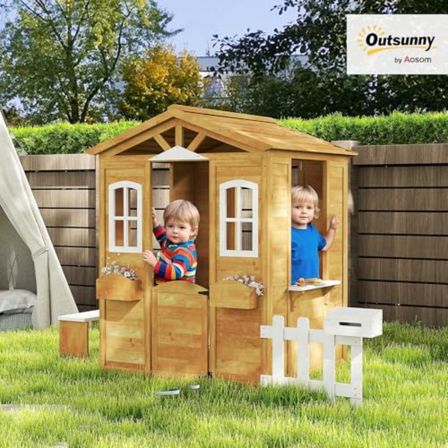 Outdoor playhouse for kids age - Kids Outdoor Playhouse 评论和价格