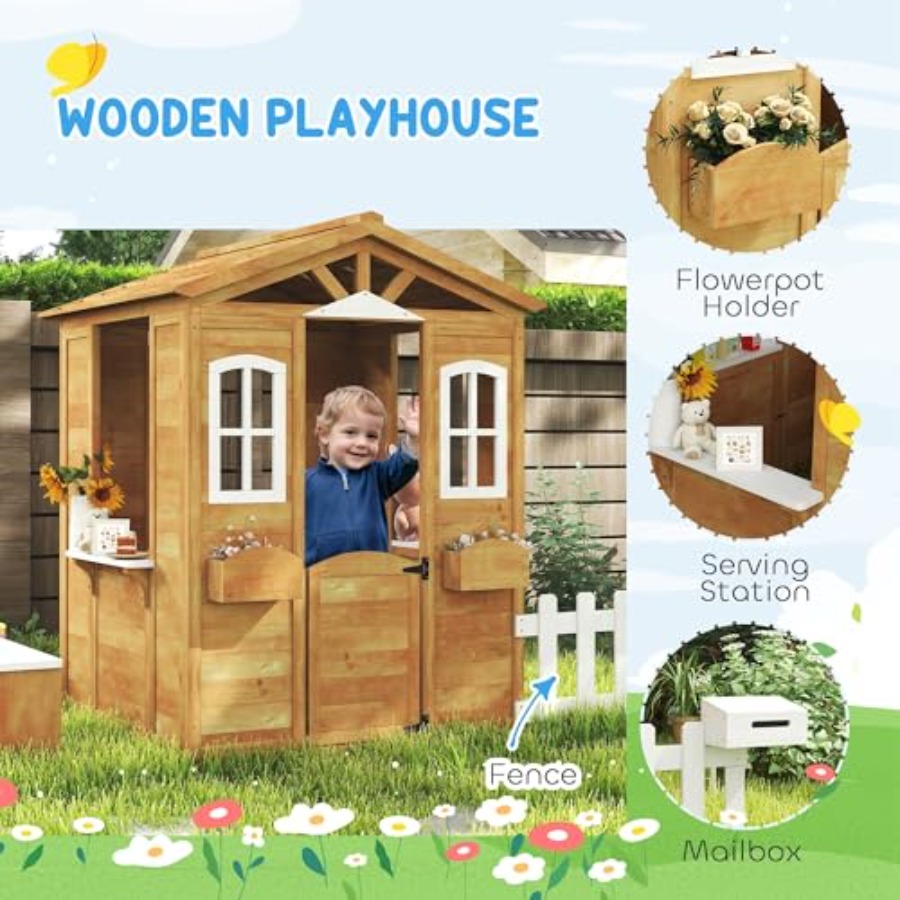 Outdoor playhouse for kids age - Kids Outdoor Playhouse 评论和价格