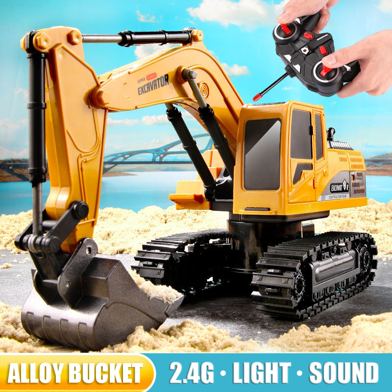 RC Excavator 2.4Ghz 6 Channel  - Kids Outdoor Excavator 评论和价格