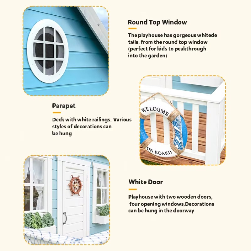 Outdoor Garden Cubby House Chi - Kids Outdoor Playhouse 评论和价格